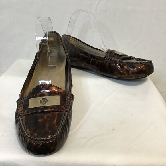 Vionic Syndey Patent Leather Tortoiseshell Loafer  Size 10 - Picture 1 of 12